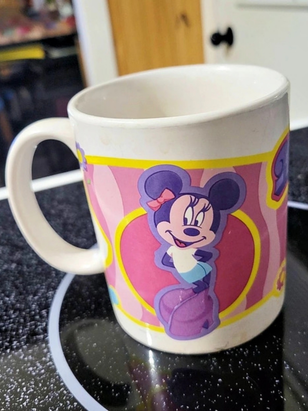 Disney Minnie Pink & White Mug.